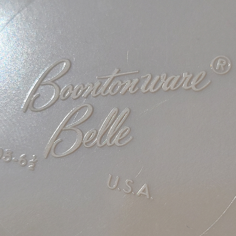 Vintage Boontonware Melmac Saucers ~ 5 MCM Appetizer Plates ~ Boontonware Belle - Picture 5 of 16